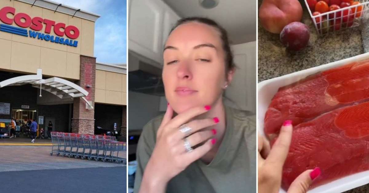 Screenshot from the shopper's video (right) and representational image of Costco (Cover image source: TikTok and Getty Images | Photo by Slobo)