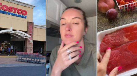 Costco shopper who purchased fresh salmon from the store notices something moving inside