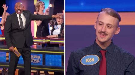 'Family Feud' host Steve Harvey hypes up contestant whose voice sounded like it was made for TV