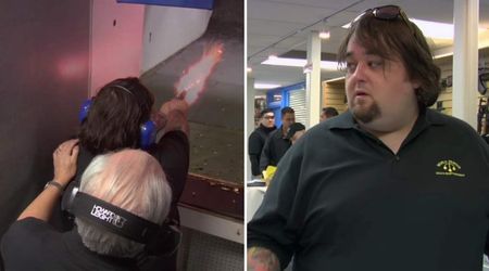 'Pawn Stars' boss Rick Harrison buys a medieval gun and made a fearful Chumlee shoot it