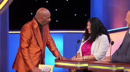 'Family Feud' host Steve Harvey struggles to make sense of answer that player said for no reason