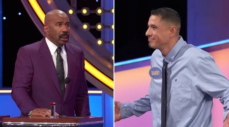 Steve Harvey stunned by ‘Family Feud’ player’s answer on what real men use instead of toilet paper