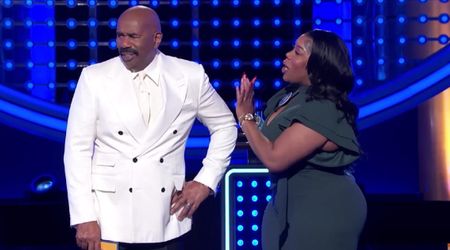 Steve Harvey accuses 'Family Feud' contestant of hitting him — then things took an unexpected turn
