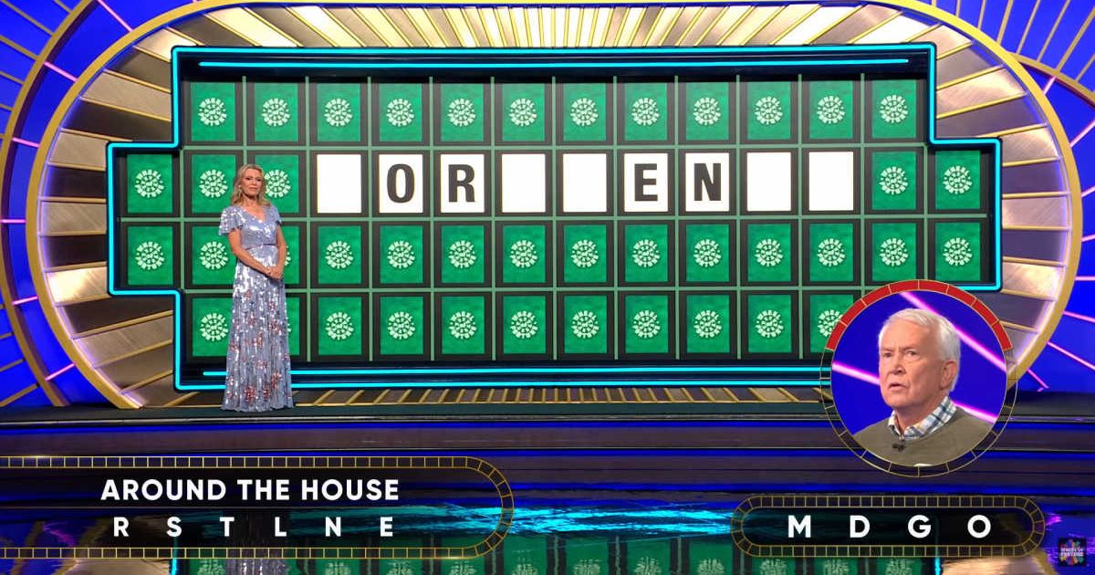Screenshot showing Jimmy Alexander attempting his Bonus Round puzzle (Cover Image Source: YouTube/Wheel Of Fortune)