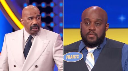 'Family Feud' host Steve Harvey confused by player's answer about chicken in magician's pants