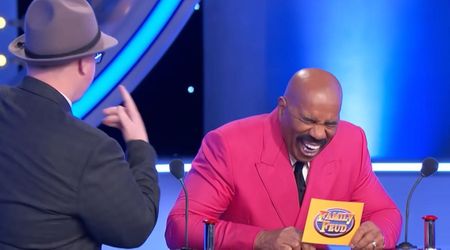 'Family Feud' contestant admits 'I've had a rough day' as his silly answer makes Steve Harvey laugh