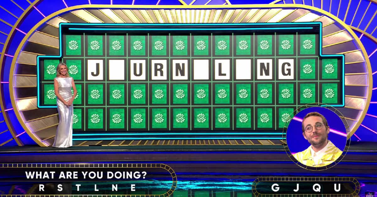 Screenshot showing the contestant trying to solve on "Wheel of Fortune" (Cover Image Source: YouTube | Wheel of Fortune)
