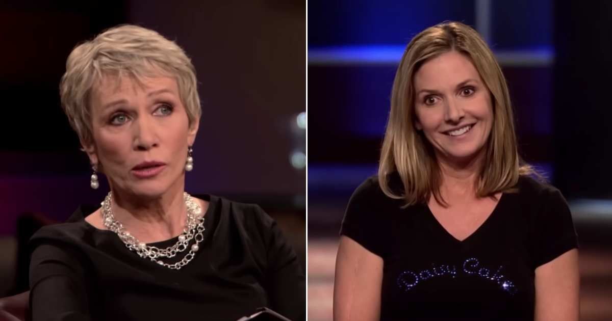 Screenshots showing Barbara Corcoran and the entrepreneur on "Shark Tank" (Cover Image Source: YouTube | Shark Tank Global)