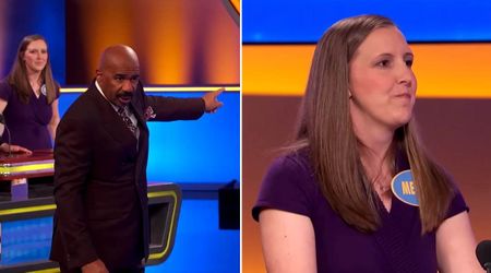 'Family Feud' host Steve Harvey tells fans not to follow a contestant although her answer was right