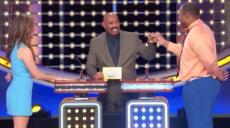'Family Feud' host Steve Harvey gives fist bumps to husbands as he could relate to their answers