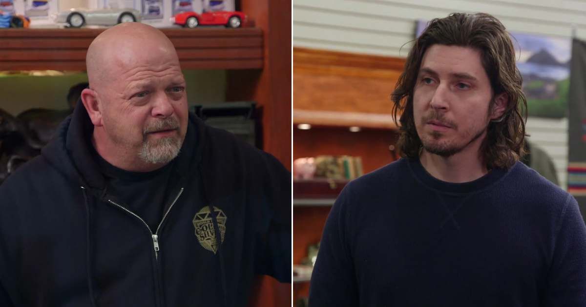 Screenshots showing Rick Harrison and the guest on "Pawn Stars" (Cover Image Source: YouTube | Pawn Stars)