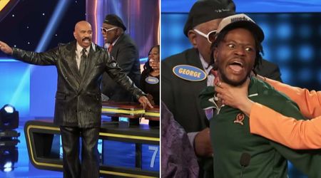 'Family Feud' host Steve Harvey roasts DC Young Fly for his confusing baseball answer