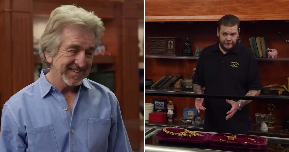 Screenshot showing the seller Jeff, and Corey Harrison talking (Cover image source: YouTube | Pawn Stars)