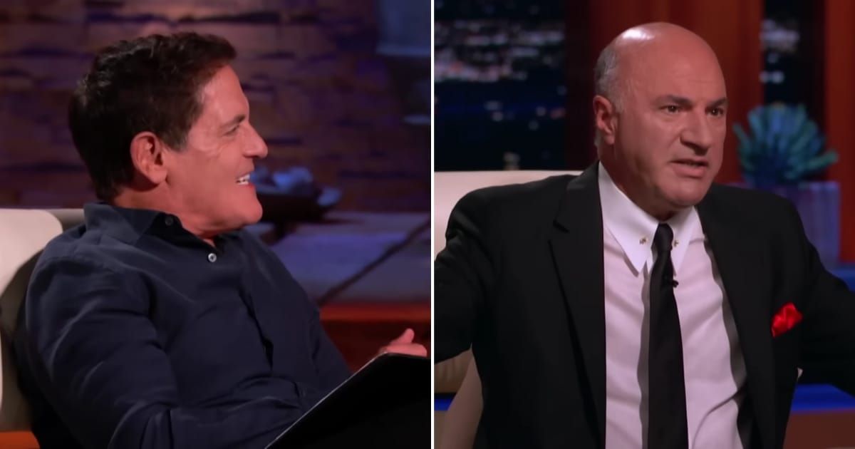 Screenshots showing Mark Cuban and Kevin O'Leary on "Shark Tank" (Cover Image Source: YouTube | Sony Pictures Television)