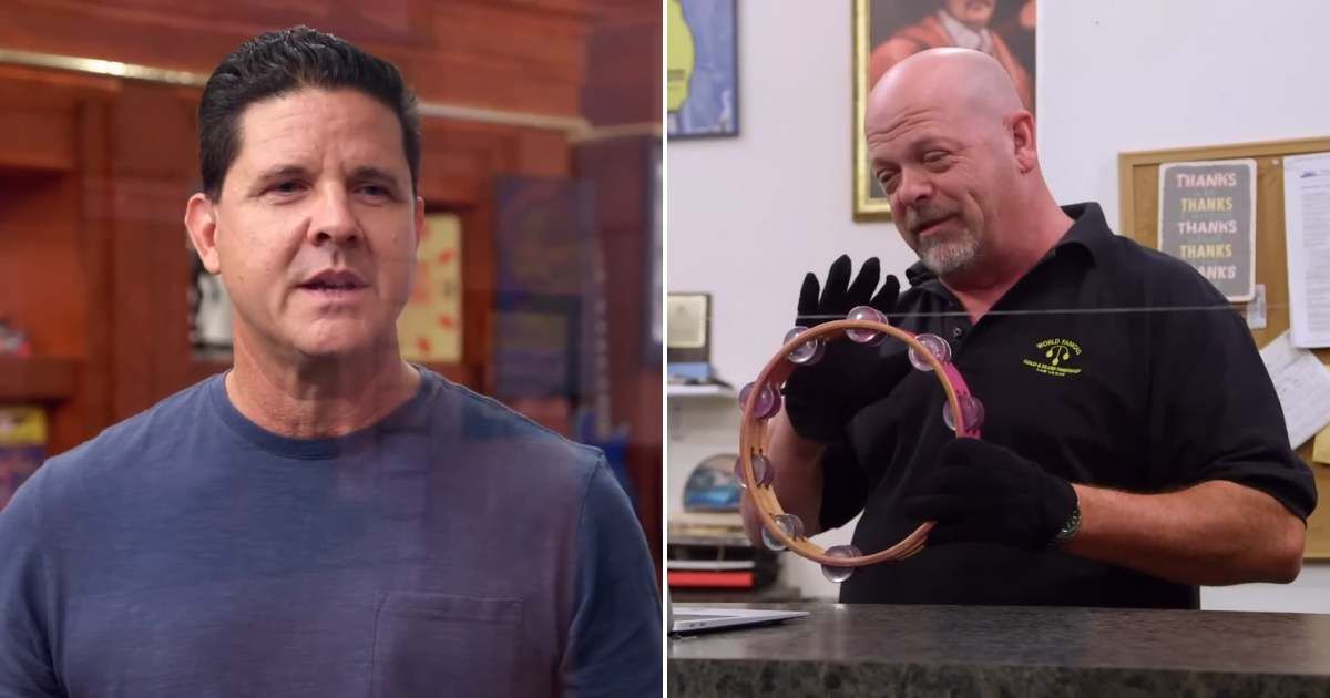 Screenshots showing the seller and Rick Harrison on the show (Cover image source: YouTube/Pawn Stars)
