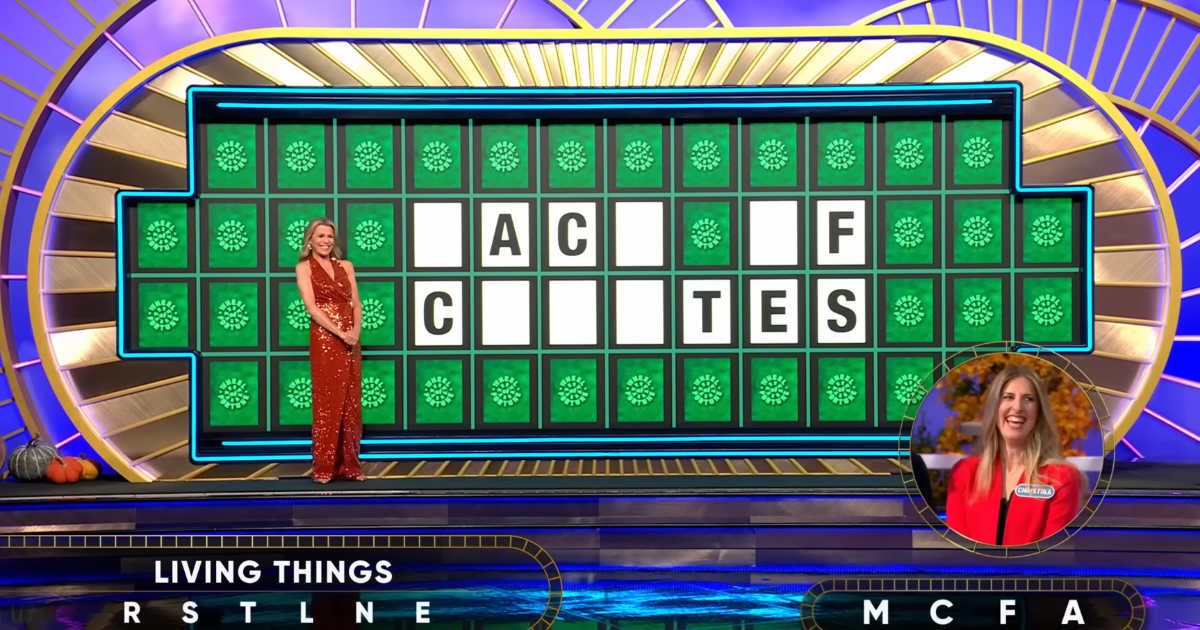 Screenshot showing the contestant trying to solve the puzzle on "Wheel of Fortune" (Cover Image Source: YouTube | Wheel of Fortune)
