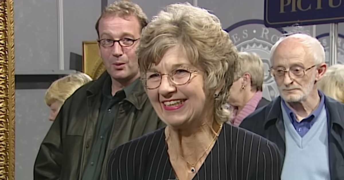 The woman after the appraisal (Cover image source: YouTube | Antiques Roadshow)
