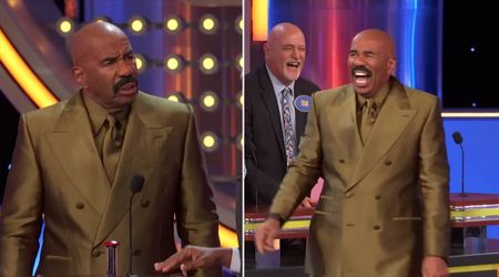 'Family Feud' host Steve Harvey loses it after hearing wild answers to 'sinking ship' question
