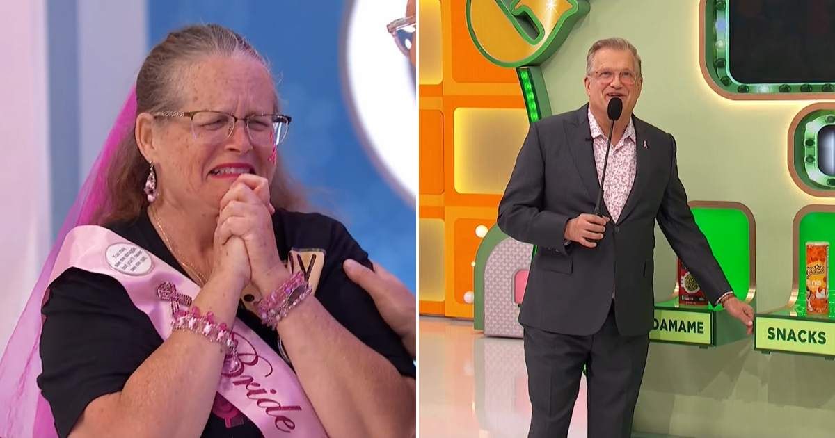 Screenshots showing the winner, Shelly and Drew Carey's reaction to the audience being loud (Cover image source: YouTube/The Price Is Right)