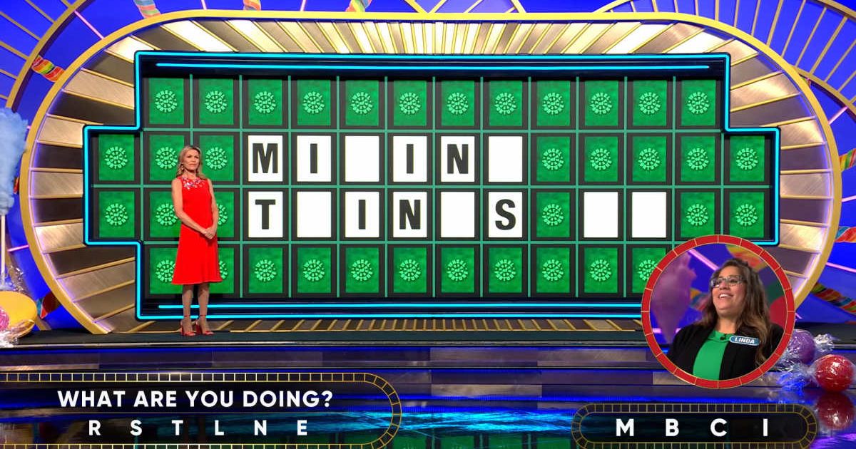 Screenshot showing Linda Rivera attempting her Bonus Round puzzle (Cover image source: YouTube/Wheel Of Fortune)