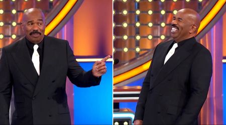 'Family Feud' host Steve Harvey loses it after contestants reveal what they would pack for hell