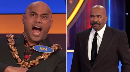 'Family Feud' host Steve Harvey admits that he was scared when contestants raised a war cry