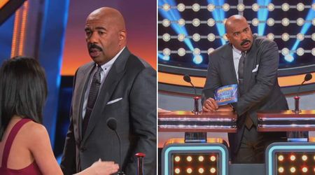 'Family Feud' host Steve Harvey mishears contestant's answer and it got awkward real soon