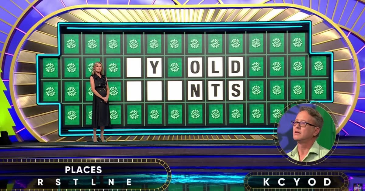 Screenshot showing the contestant trying to solve the puzzle on "Wheel of Fortune" (Cover Image Source: YouTube | Wheel of Fortune)