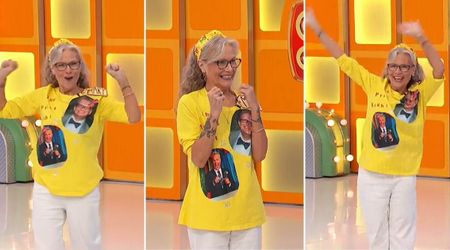 'Price is Right' contestant wearing t-shirt with faces of Drew Carey and George Gray on it wins big 