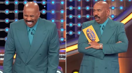 'Family Feud' host Steve Harvey can't stop laughing about wild answers related to bank robbers