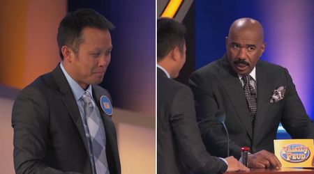 'Family Feud' host Steve Harvey taken aback after player complimented him through an answer