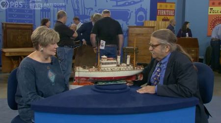 'Antiques Roadshow' guest in disbelief after expert revealed the value of her century-old toy boat