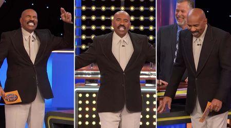 'Family Feud' host Steve Harvey left unhappy after finding out the answer to the G.O.A.T. of comedy