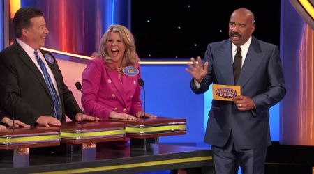'Family Feud' host Steve Harvey schools an audience member for risking his relationship