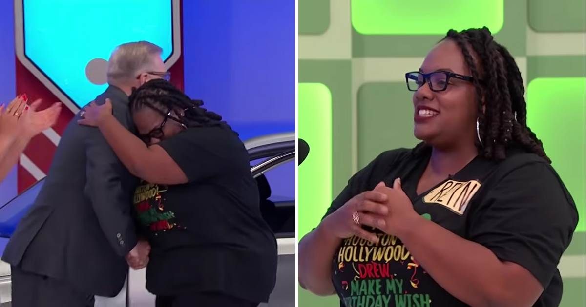 Screenshots showing Drew Carey and the contestant on "The Price is Right" (Cover Image Source: YouTube | The Price is Right)