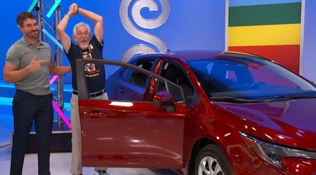 Elderly 'Price is Right' contestant wins a brand new car as the perfect anniversary gift