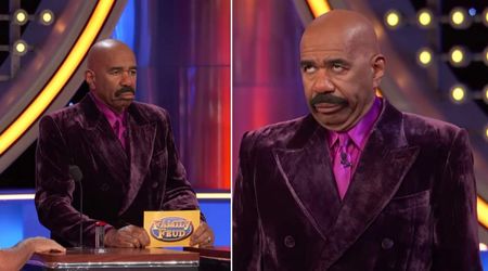 'Family Feud' host Steve Harvey reacts with awkward glances to question that could end marriages