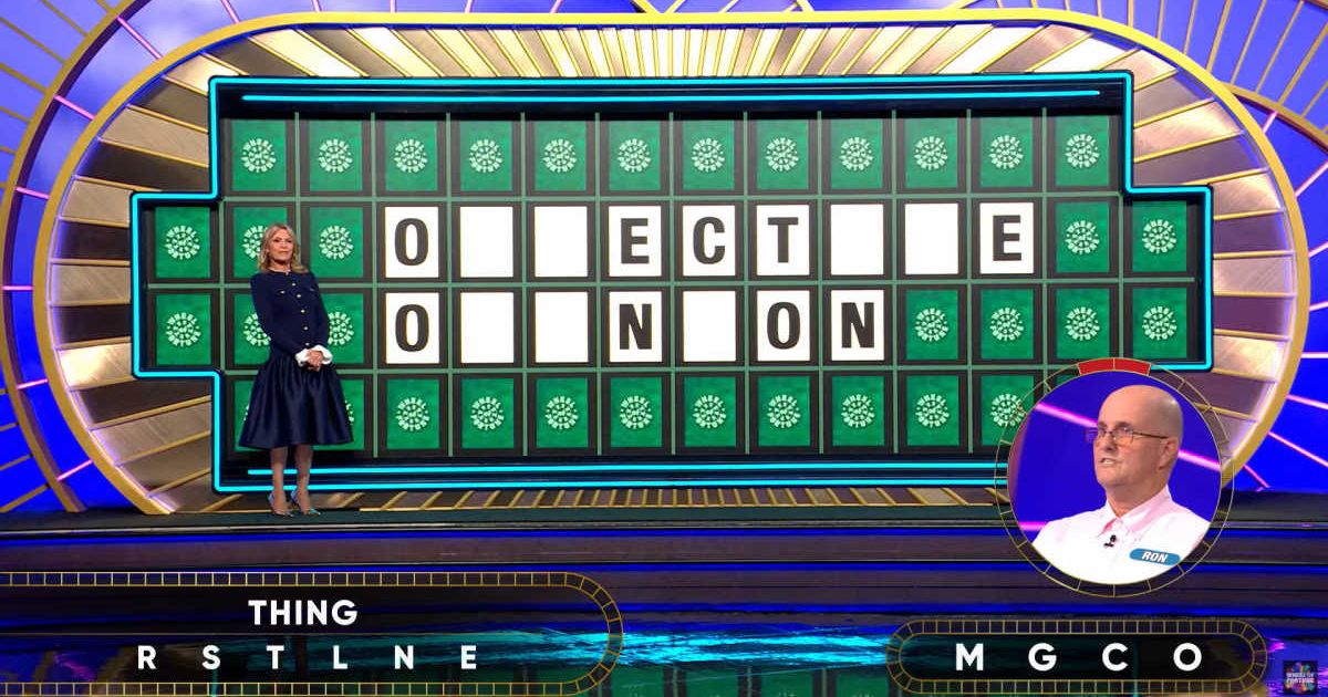 Screenshot showing Ron Sheppard attempting his Bonus Round puzzle (Cover image source: YouTube/Wheel of Fortune)