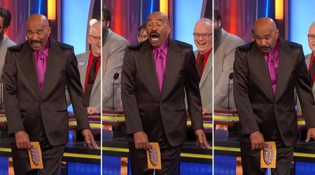 'Family Feud' host Steve Harvey has a wild response to contestant's 'birth of a child' answer  