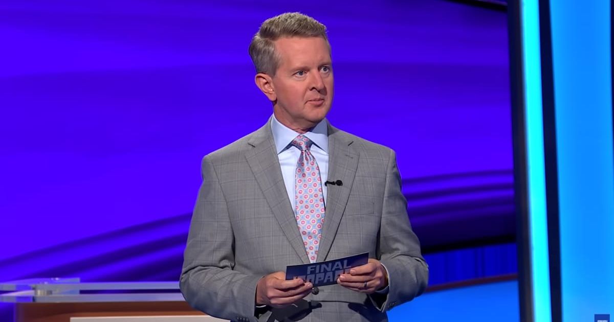 Screenshot showing host Ken Jennings. (Image credit: YouTube | Jeopardy!)