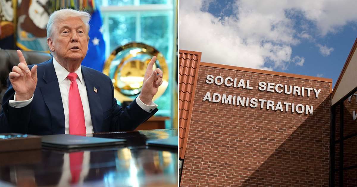 The Social Security Administration office in Brownsville and U.S. President Donald Trump (Cover image sources: Getty Images | Photos by Andrew Harnik and Robert Daemmrich Photography Inc/Corbis)