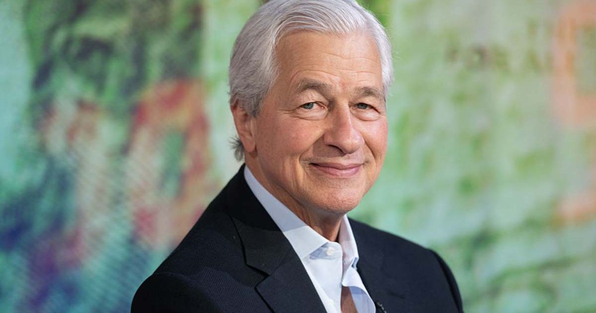 CEO of JPMorgan Chase, Jamie Dimon at Fox Business Network Studios (Cove image source: Getty Images/Photo by Noam Galai)