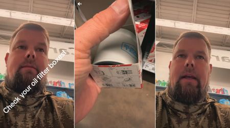 Walmart customer realizes he fell victim to return fraud after buying oil filter from its store
