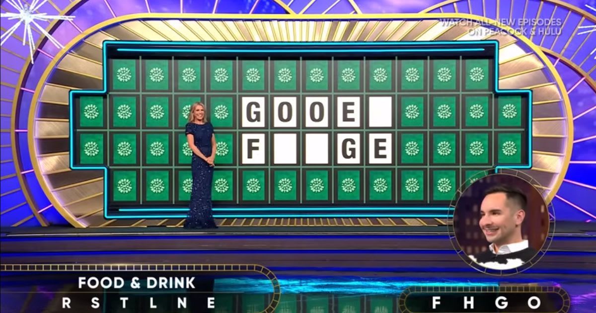 Vanna White and contestant Andrew on 'Wheel of Fortune' (Cover Image Source: YouTube | Wheel of Fortune) 