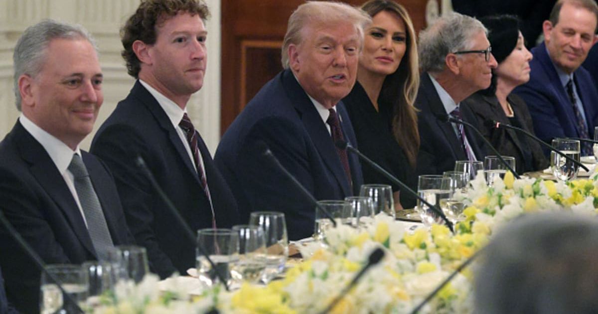 President Trump Holds Dinner For Tech And Business Leaders At The White House (Cover image source: Getty Images | Alex Wong)