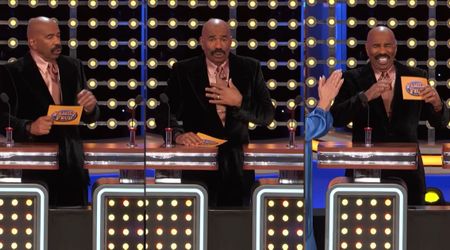 'Family Feud' host Steve Harvey forgets the question as players scream at him in wild moment