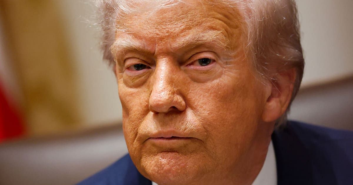 Trump speaks during a meeting with President of Argentina Javier Milei in the Cabinet Room at the White House on October 14, 2025 in Washington, DC. (Image Source: Getty Images | Kevin Dietsch)