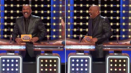 ‘Family Feud’ host Steve Harvey cracks up after hearing a wild answer about ‘adults’ prize