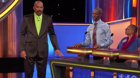 'Family Feud' host Steve Harvey drops his cards as player wants to name his child after a car
