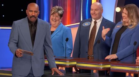 'Family Feud' host Steve Harvey stunned after hearing answers about awkward situations at work